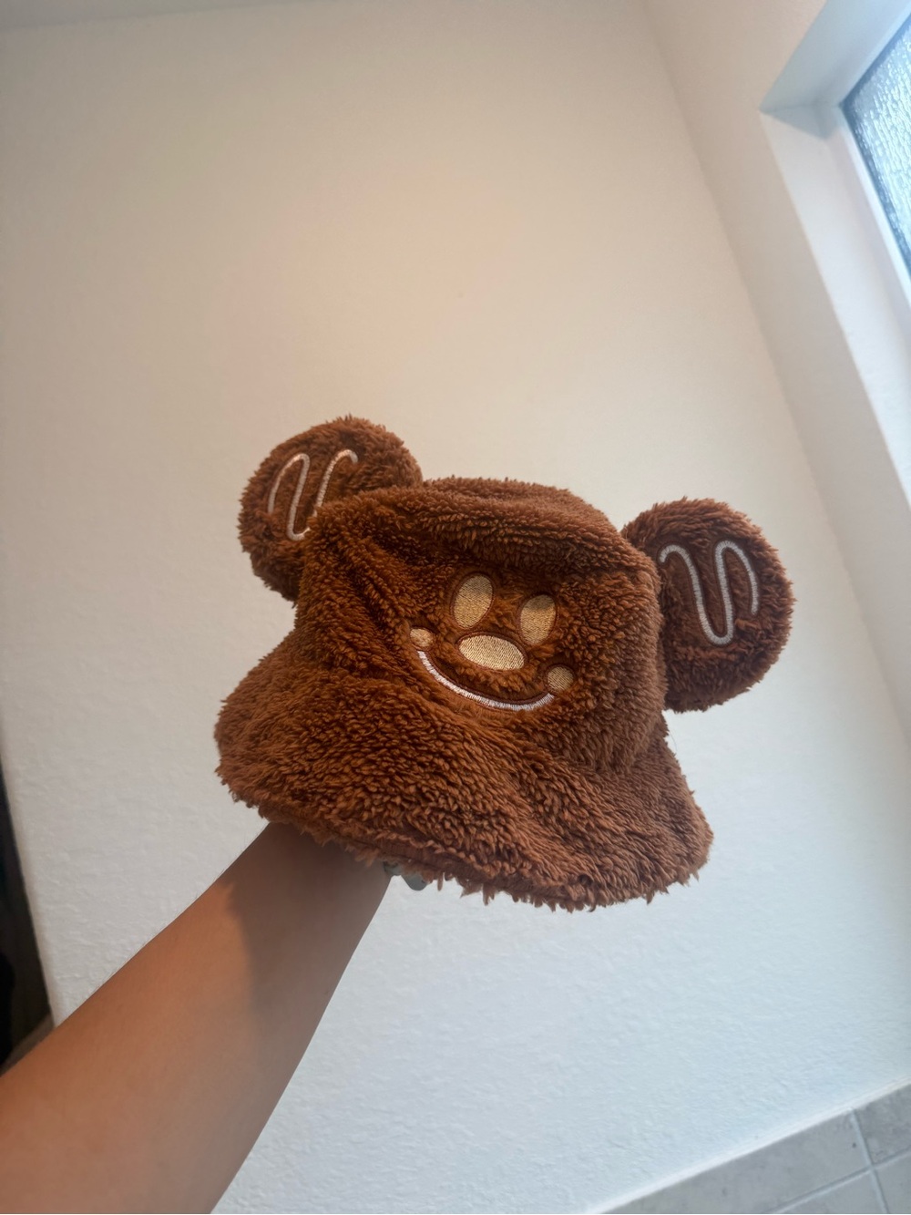 Disney Plush gingerbread Bucket Hat